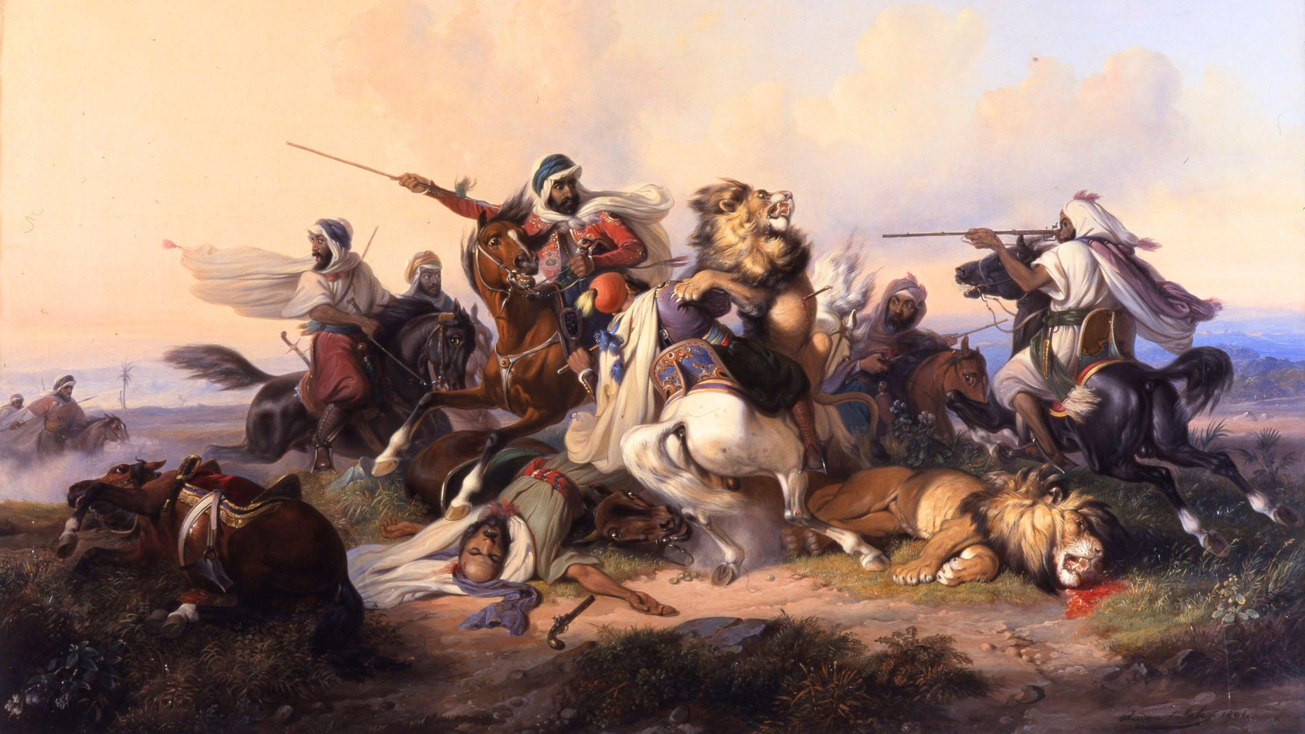 Raden Saleh: Melintasi Batas Budaya dan Politik Melalui Kanvas Romantis