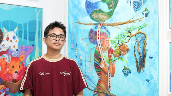 Menjaga Jejak Leluhur Lewat Warna: Perjalanan Artistik Ricki Roganda Sitepu