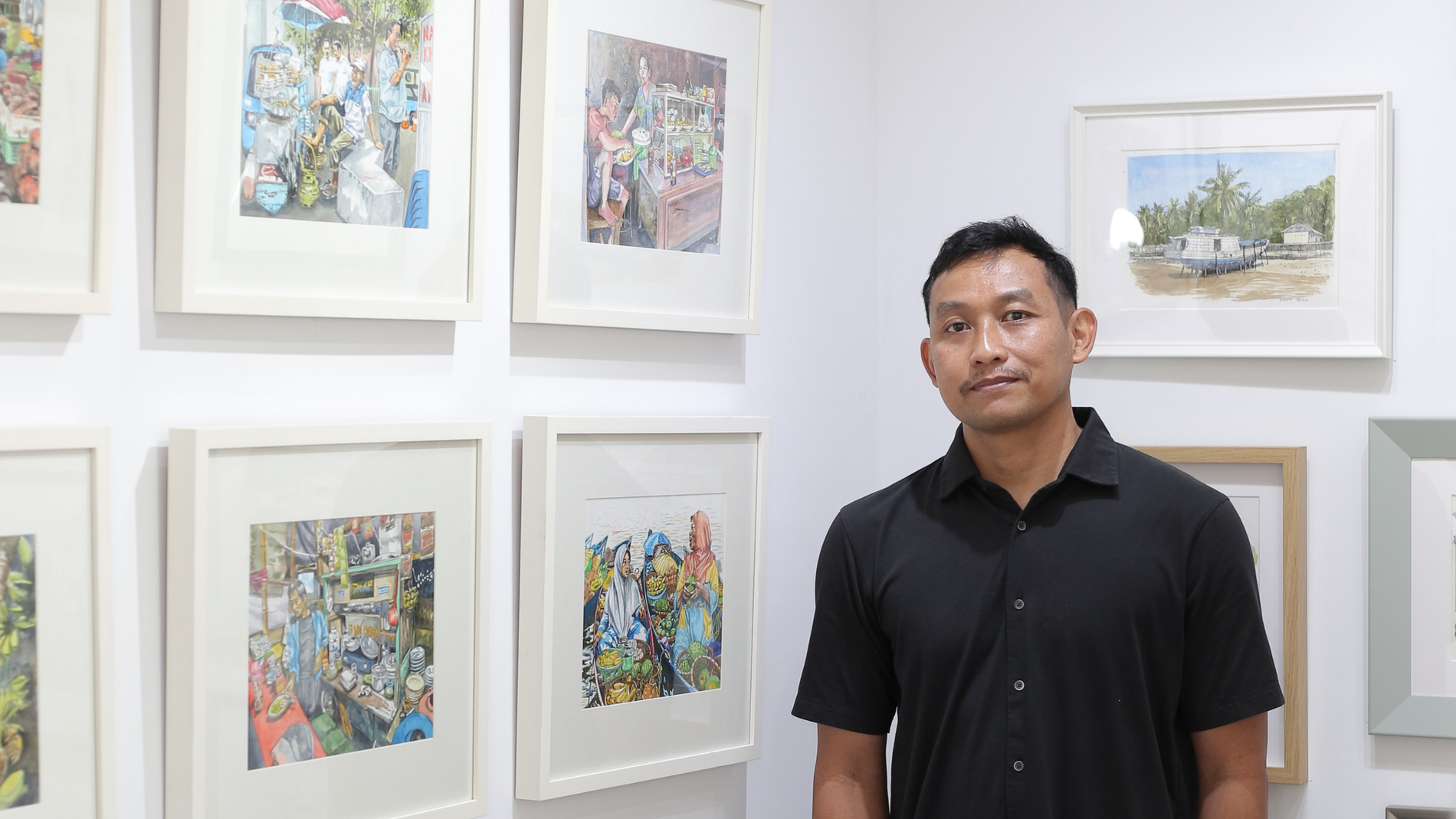 Menangkap Jejak Kota dalam Sapuan Cat Air: Deny Murtiyono dan Cerita dari Sudut-Sudut Kota