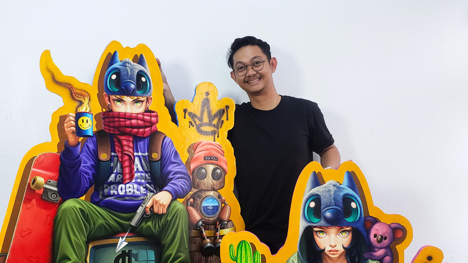 Di Balik Warna Cerah: Kritik Sosial dalam Karya Rizky Alison