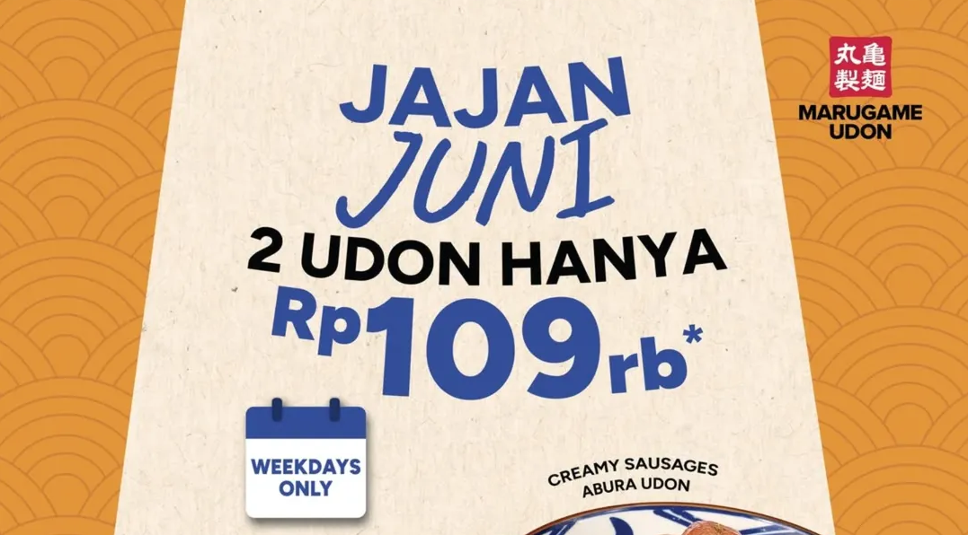 Magurame Udon - Promo 2 Udon Hanya Rp109.000 (Hingga 19 Juni 2026)