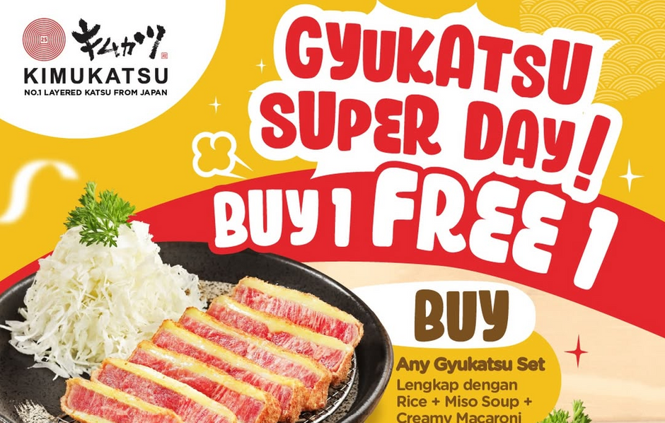 Kimukatsu - Promo Buy 1 Free 1 (Hingga 12 Juni 2026)