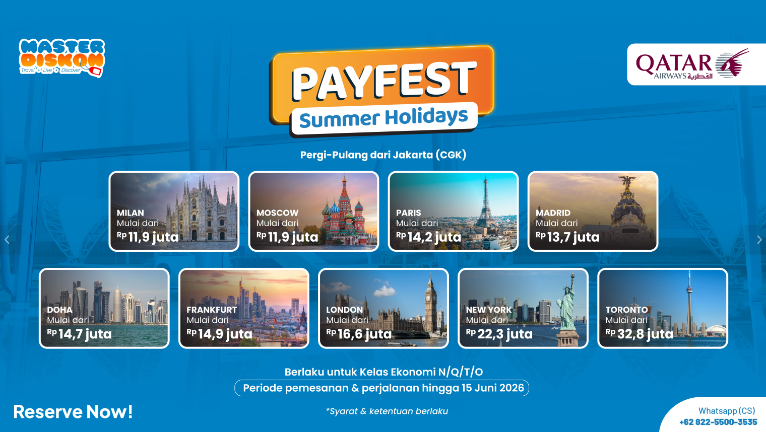 Master Diskon - Beragam Promo menarik untuk Liburan