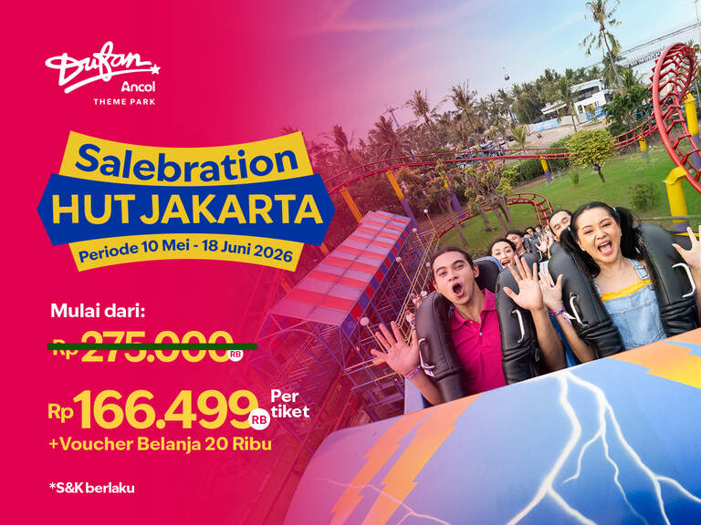Dufan Ancol - Promo Tiket Mulai Rp166.499 (Hingga 18 Juni 2026)