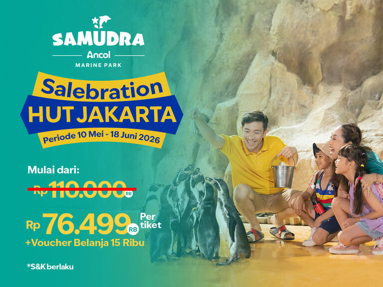 Samudra Ancol - Promo Tiket Mulai Rp76.499 (Hingga 18 Juni 2026)