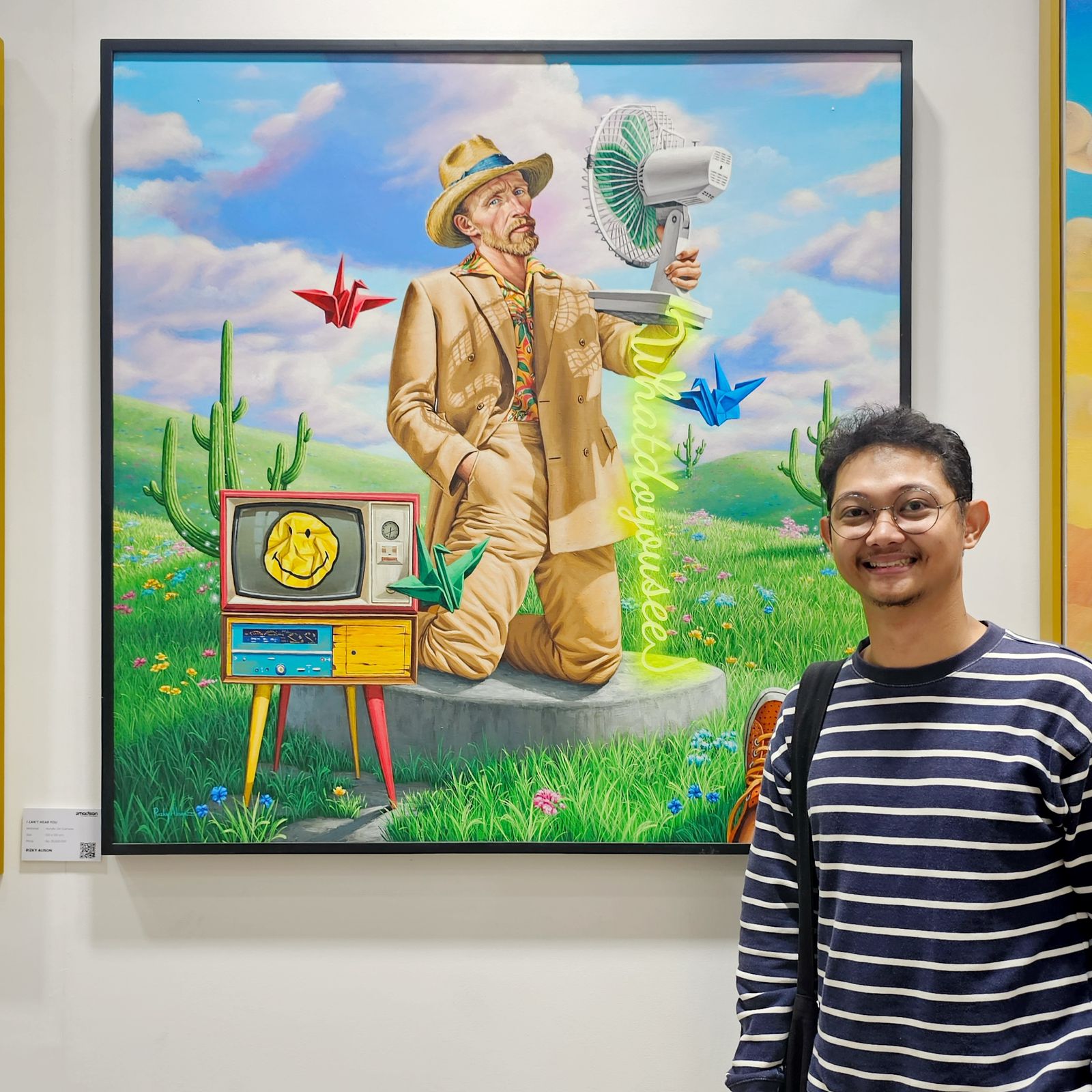 Cerita dari Lukisan Rizky yang Lolos Open Submission di 2Madison Gallery