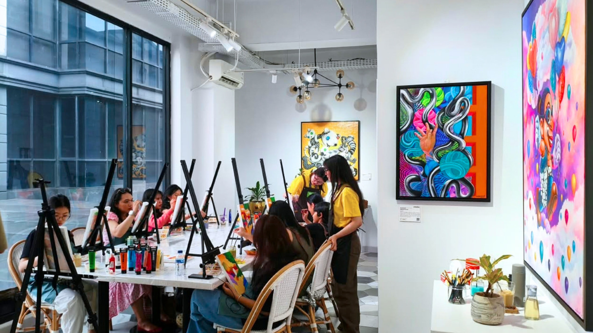 Brush Illustration x SpaceJakarta Hadirkan Workshop Acrylic Painting di THE UNTITLED