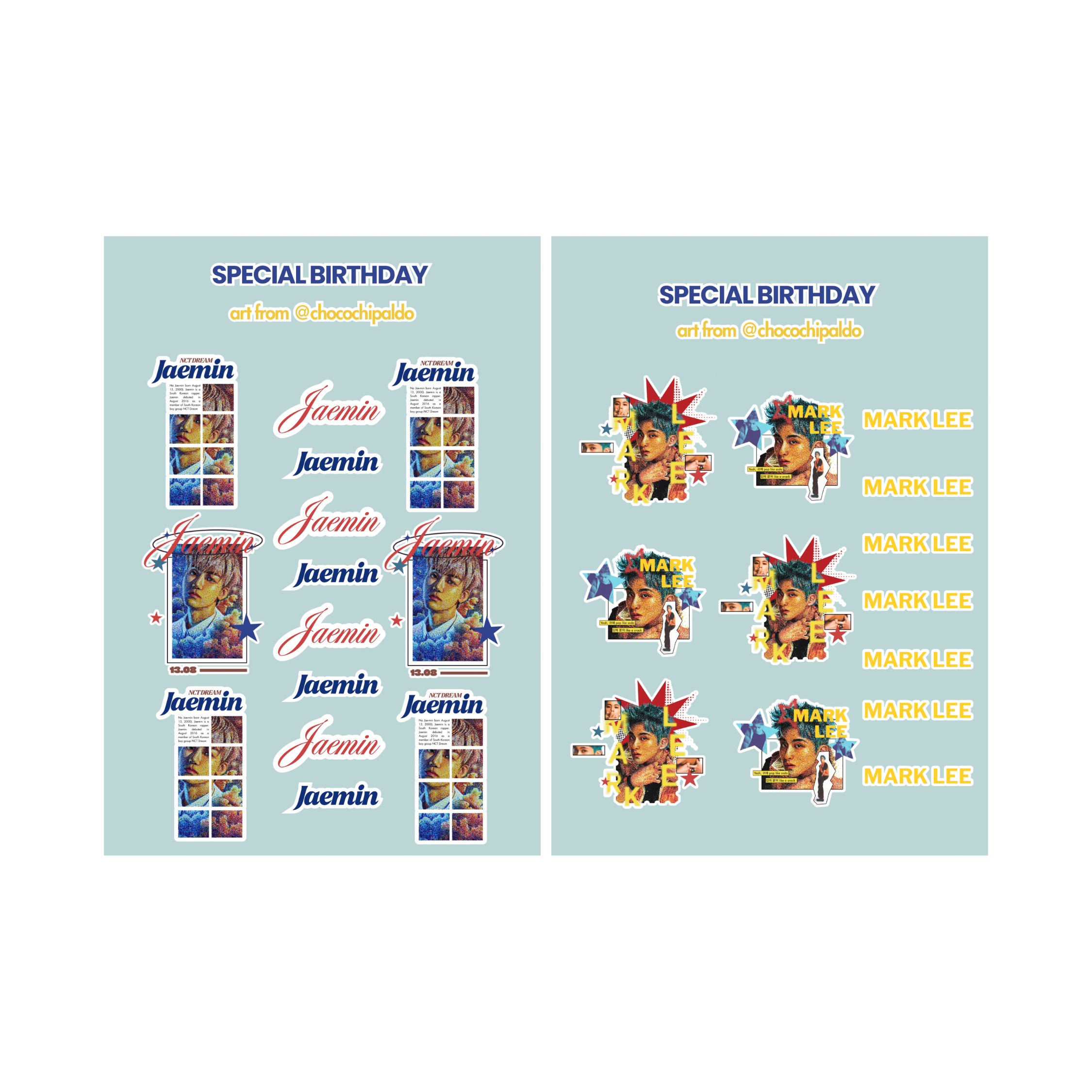NCT DREAM-STCKER SET