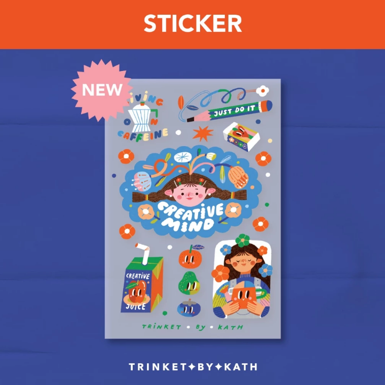 Creative Mind Sticker Sheet – SPACE JAKARTA