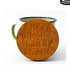 Enamel Cup Wooden Lid Shit Wrong Party Again