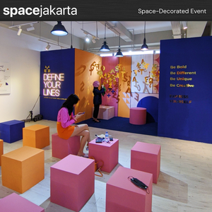 Sewa ruang acara untuk launching di Jakarta dengan area yang dapat disesuaikan untuk berbagai konsep event.